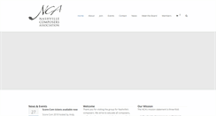 Desktop Screenshot of nashvillecomposers.org