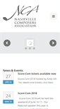 Mobile Screenshot of nashvillecomposers.org